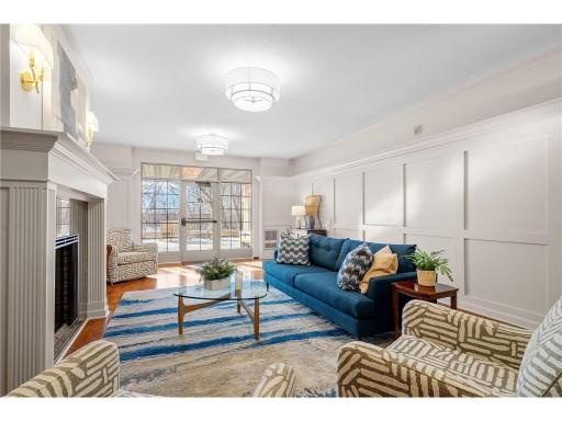 Common area sitting room and goes to back patio