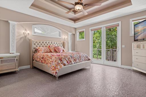 Luxurious primary with fresh neutral paint