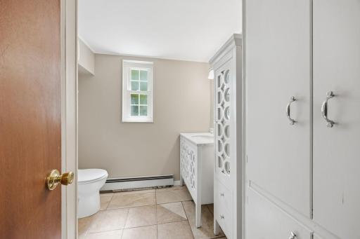 Lower level 3/4 bath, recently completed.