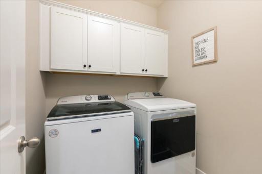 Laundry on main level
