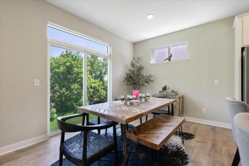 Large space for kitchen area
