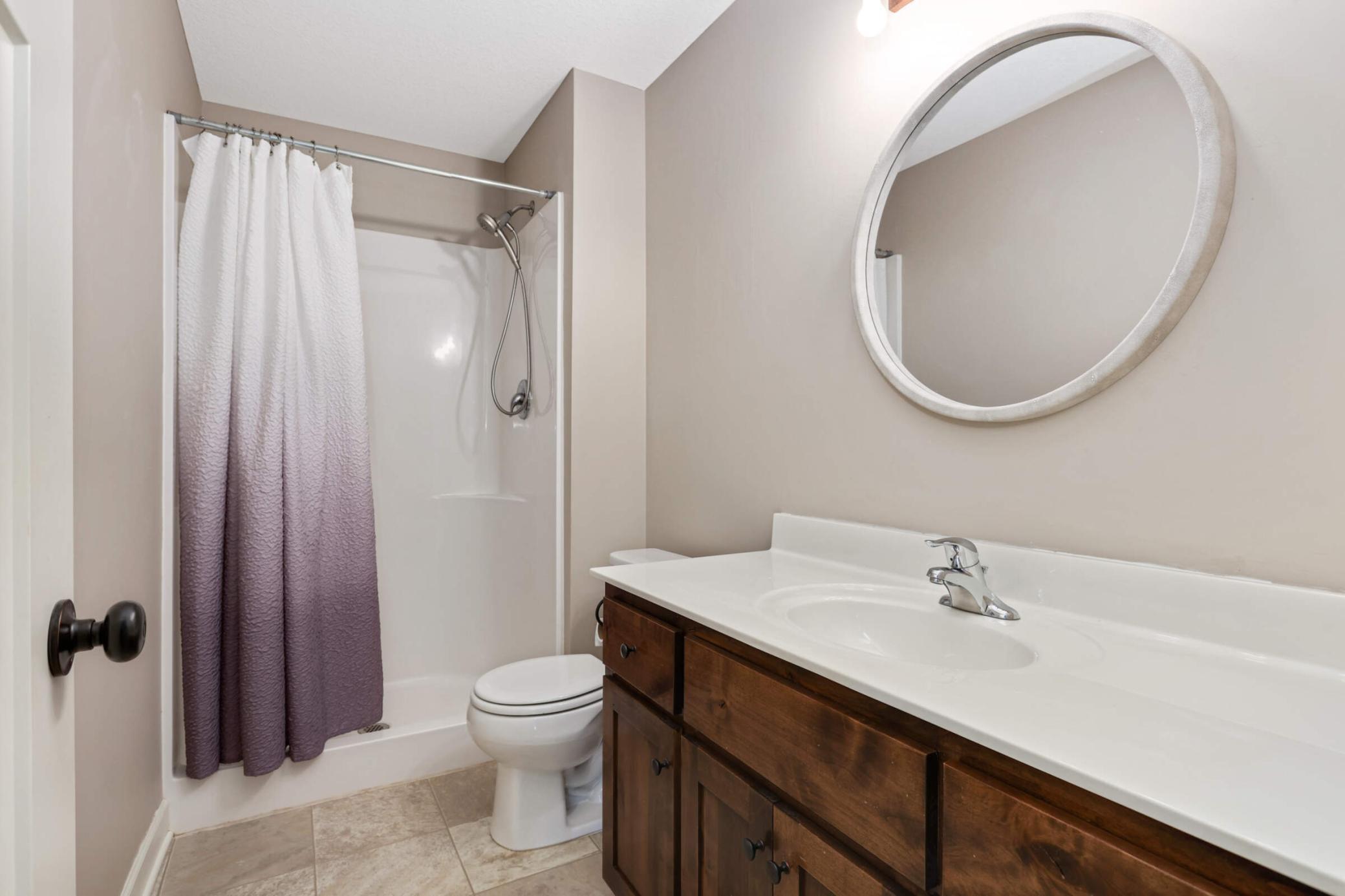 3/4 Bath lower level