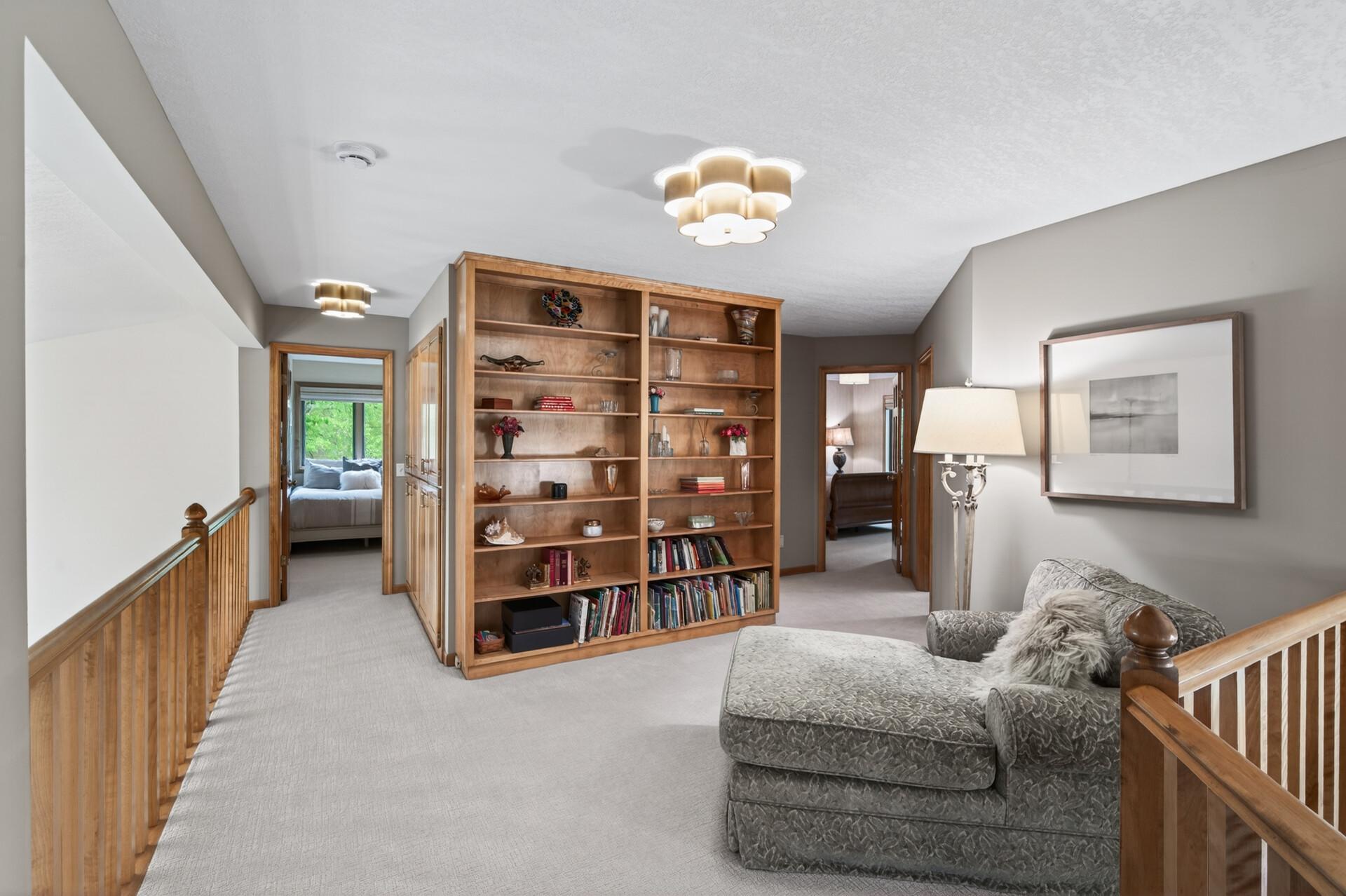 Upstairs, all four bedrooms are located on the same level, complete with a loft space
