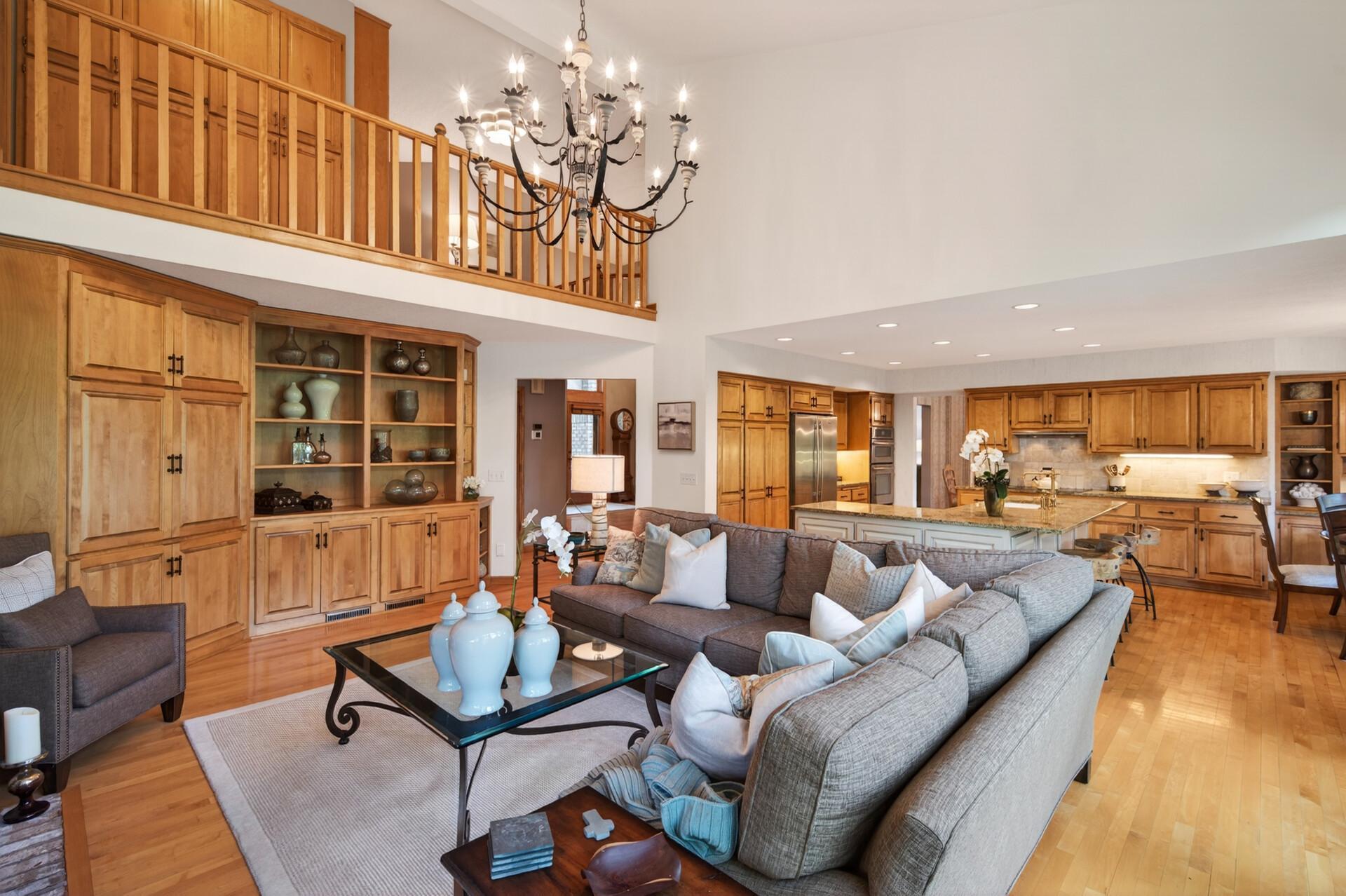 Perfect for gathering and entertaining this space flows effortlessly