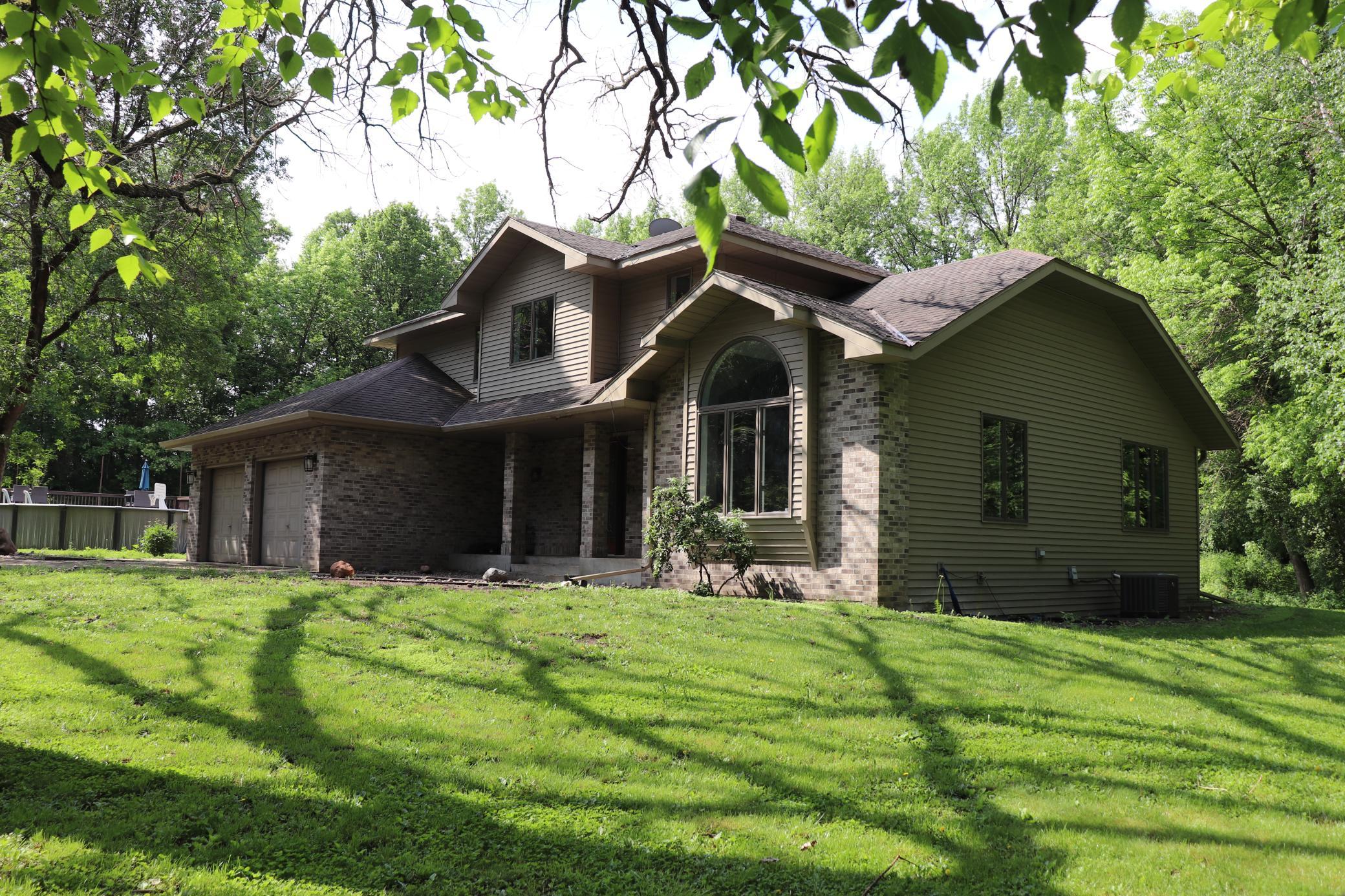 Front & side of house.