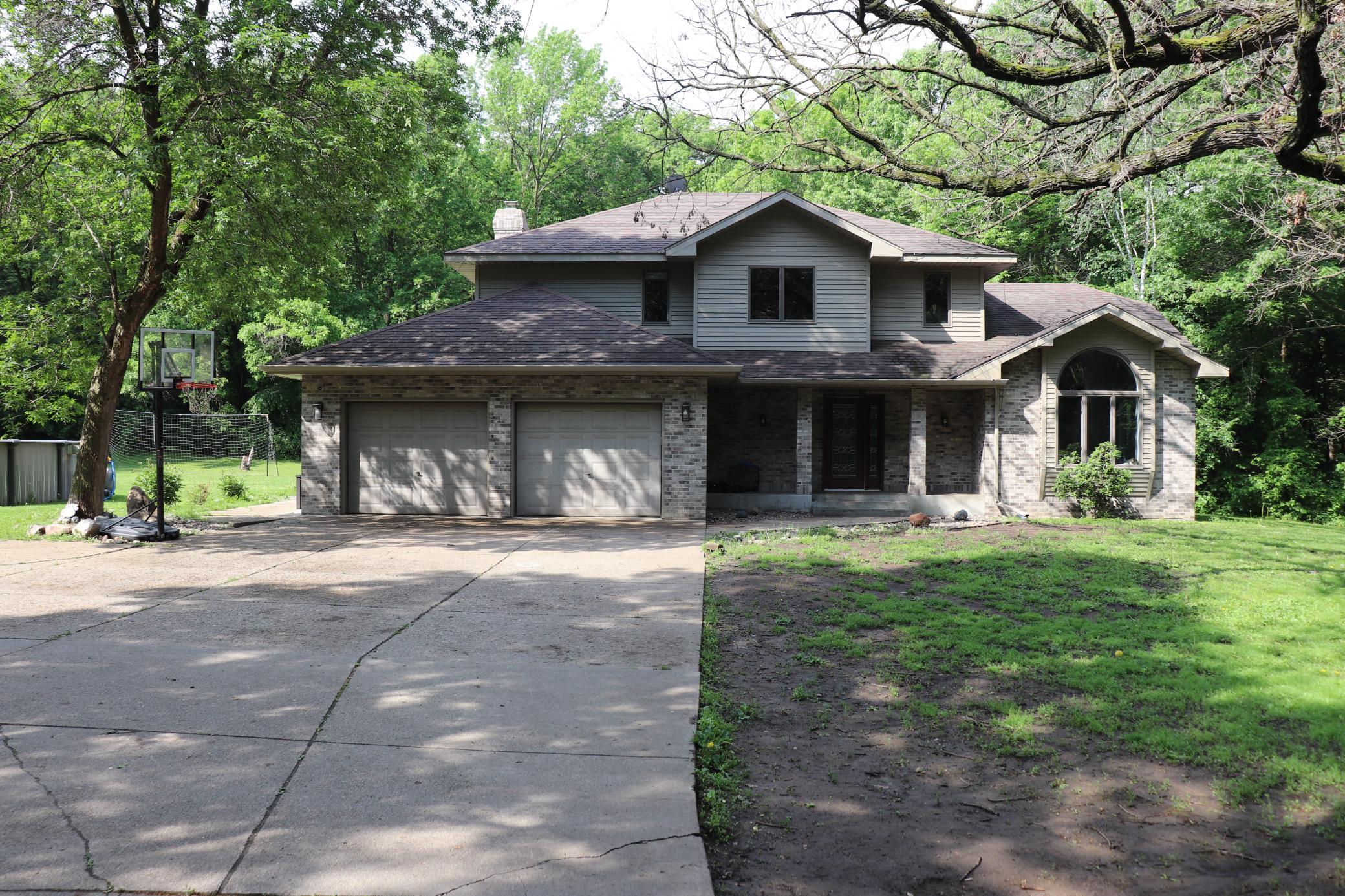 Driveway & front of house.
