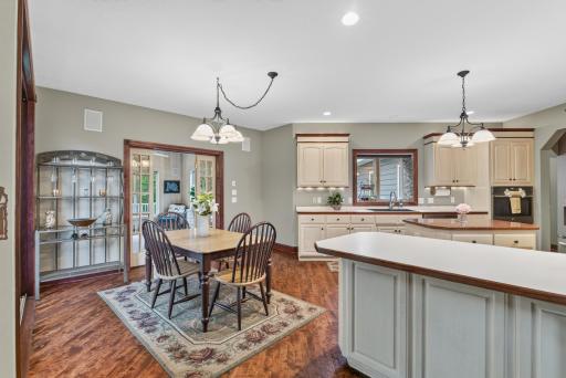 A seamless extension of the kitchen, perfect for gathering family and friends.