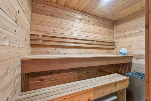 Bring the spa experience home with your very own private sauna.