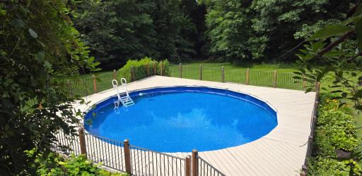 27' Round Pool, 2026 New Liner, Custom Railing Surround