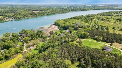 Aerial view of Lake Elmo.