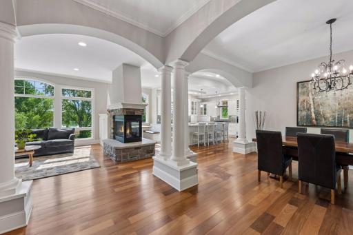 Breathtaking lake views greet you the moment you step inside. The open main floor seamlessly connects the kitchen, formal living, and dining rooms, creating an entertainer's dream space filled with natural light and lake vistas.