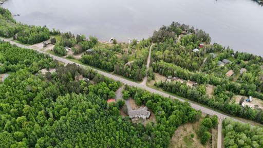 Aerial view of home and access to Little Boy
