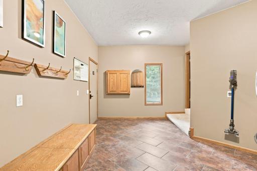 Large entry space coming in from the garage