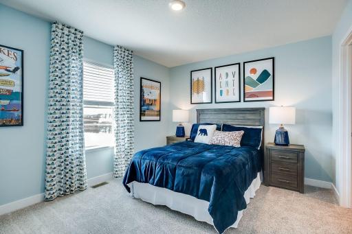 Good sized 2nd bedroom. Model picture shown.