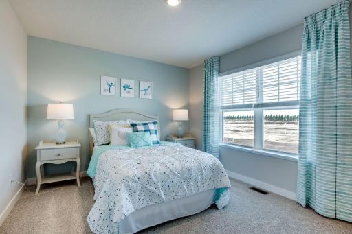 3rd bedroom. Model picture shown.