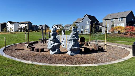 A playground located right in the neighborhood!