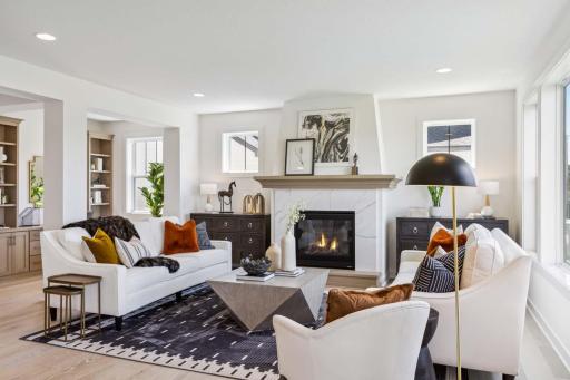 Photo of a previously built home, not all options and upgrades may be available