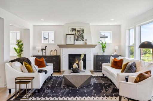 Photo of a previously built home, not all options and upgrades may be available