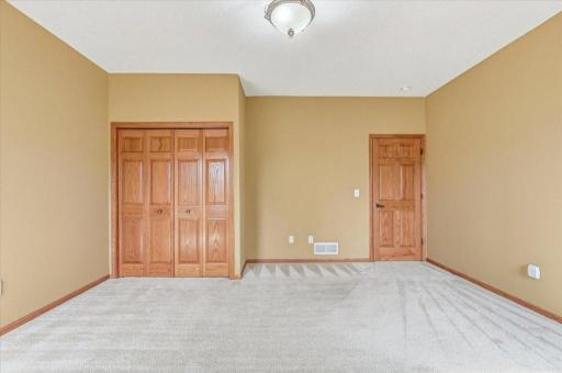 Second main floor bedroom with nice size closet