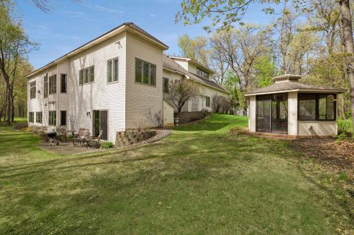 Large yard with gazebo for your outdoor enjoyment