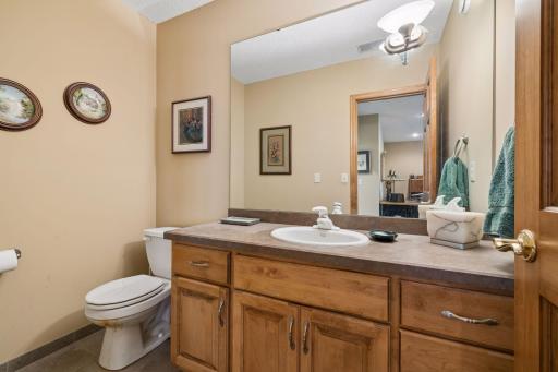Lower level bath