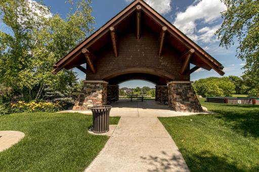 Trails lead you to different quiet and quanit areas of the development