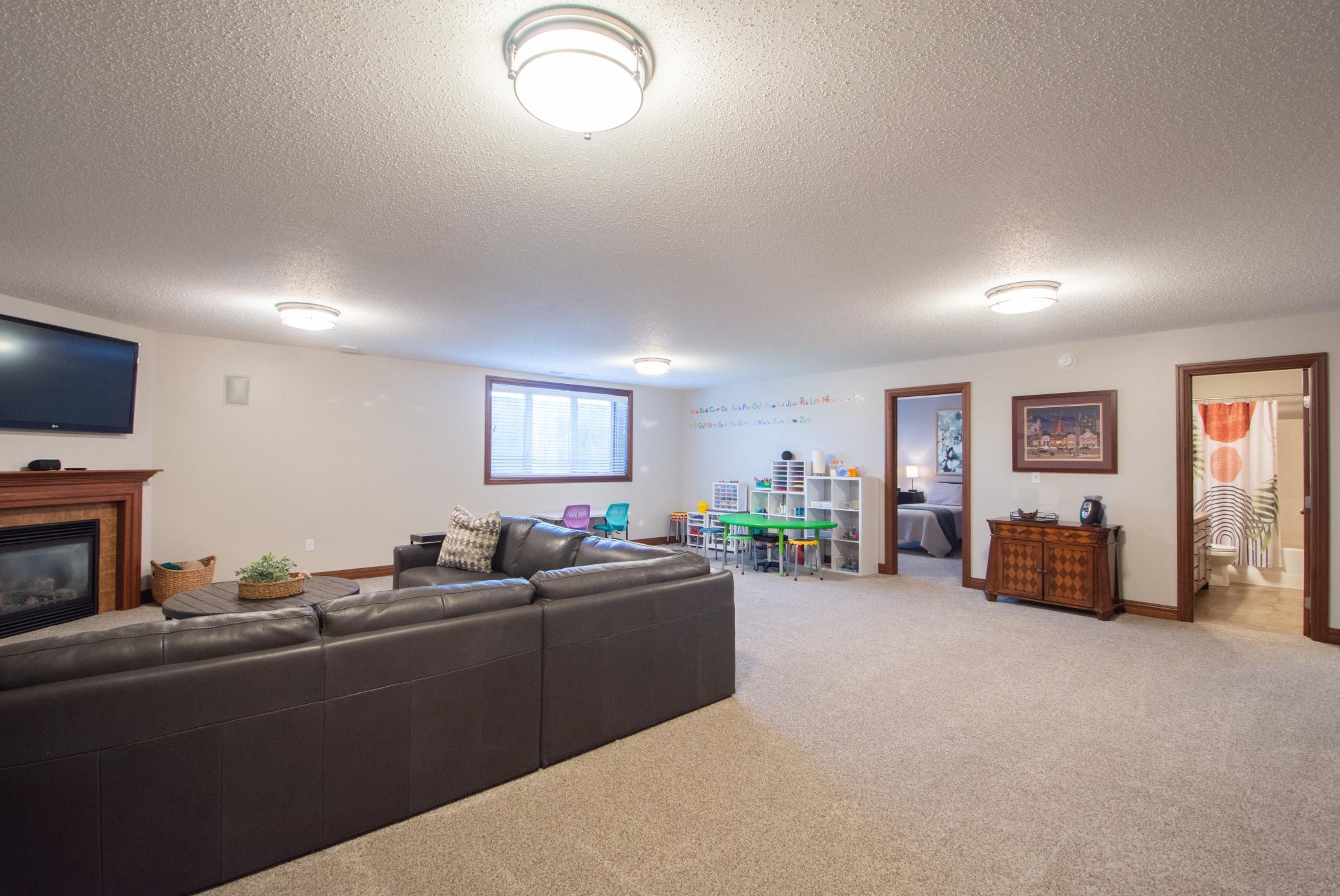 Lower Level Oversized Family Room