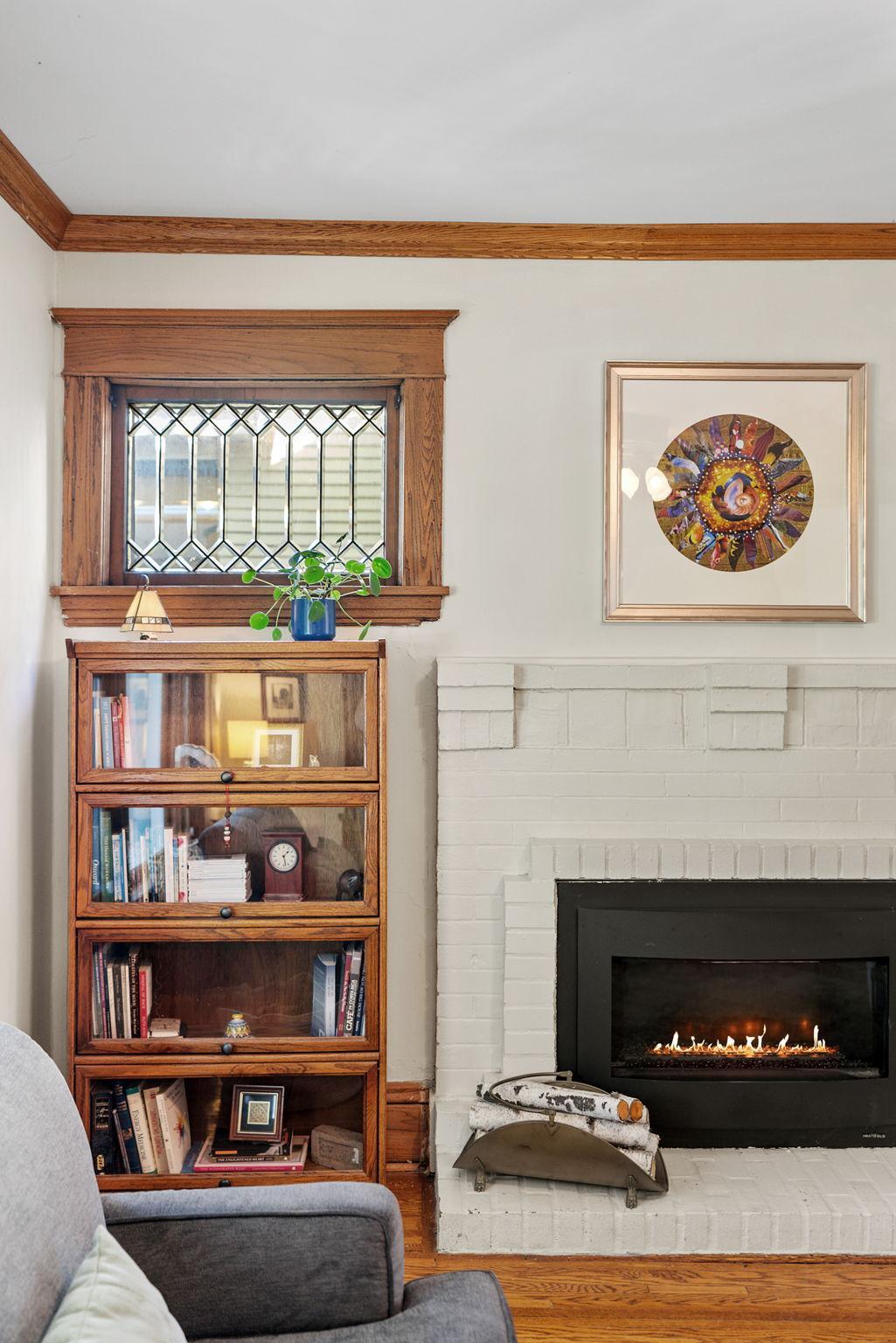 Don't miss the leaded glass windows