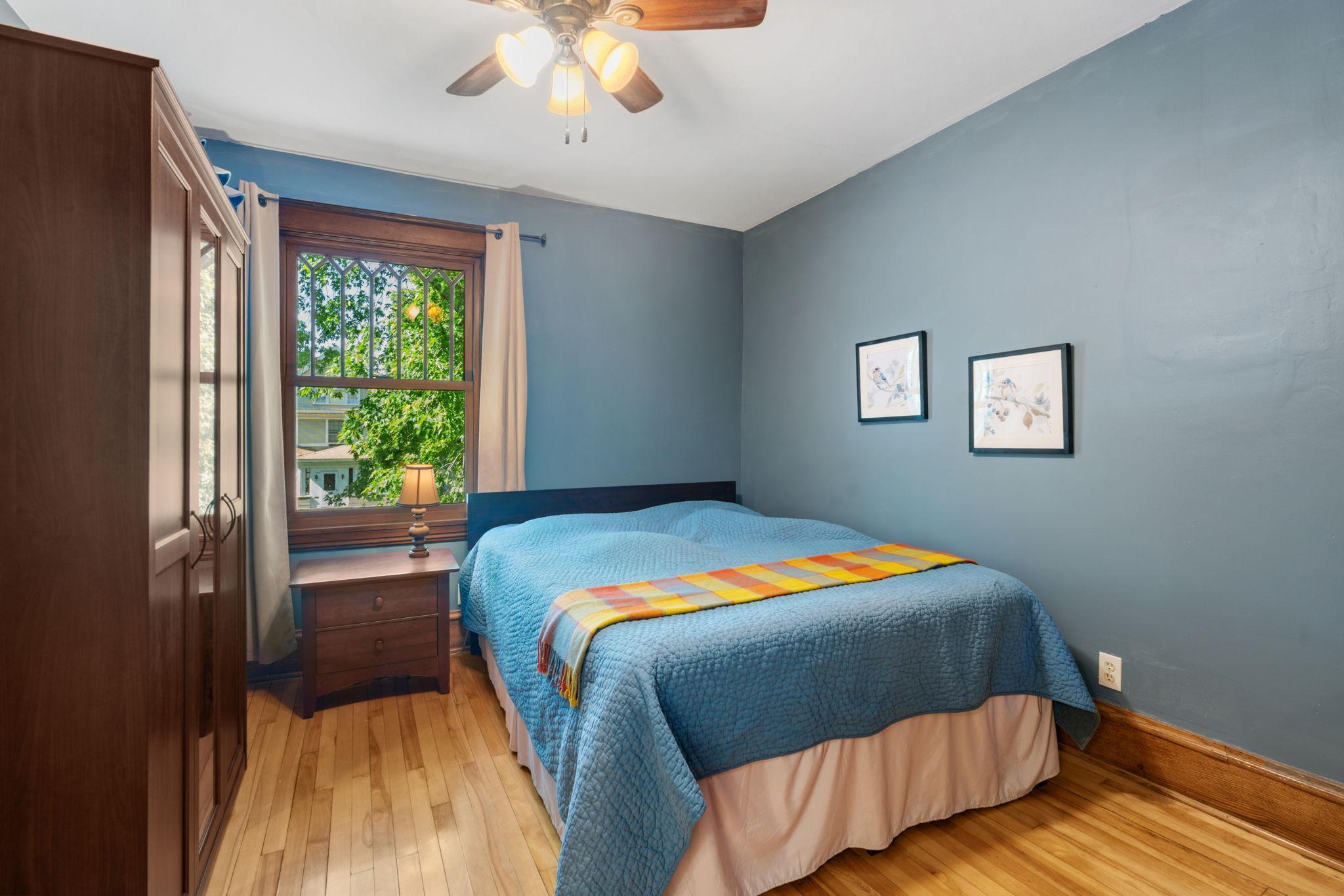 Second of three bedrooms