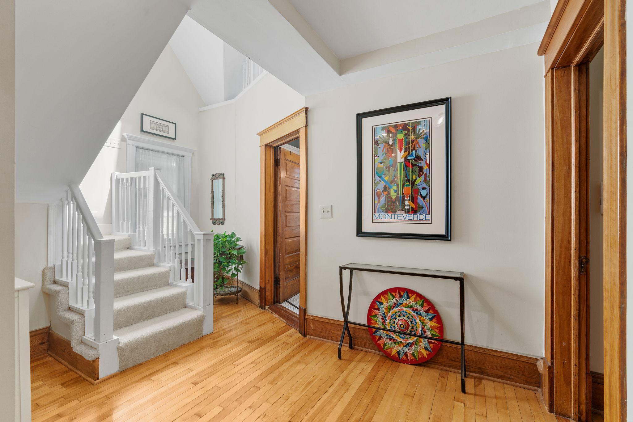 Spacious upper level landing