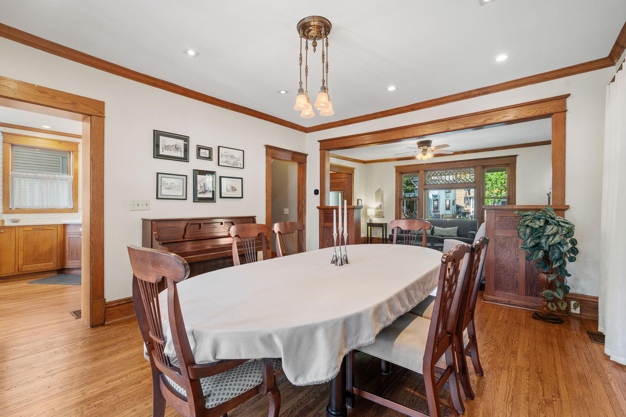Plenty of room for a large dining table