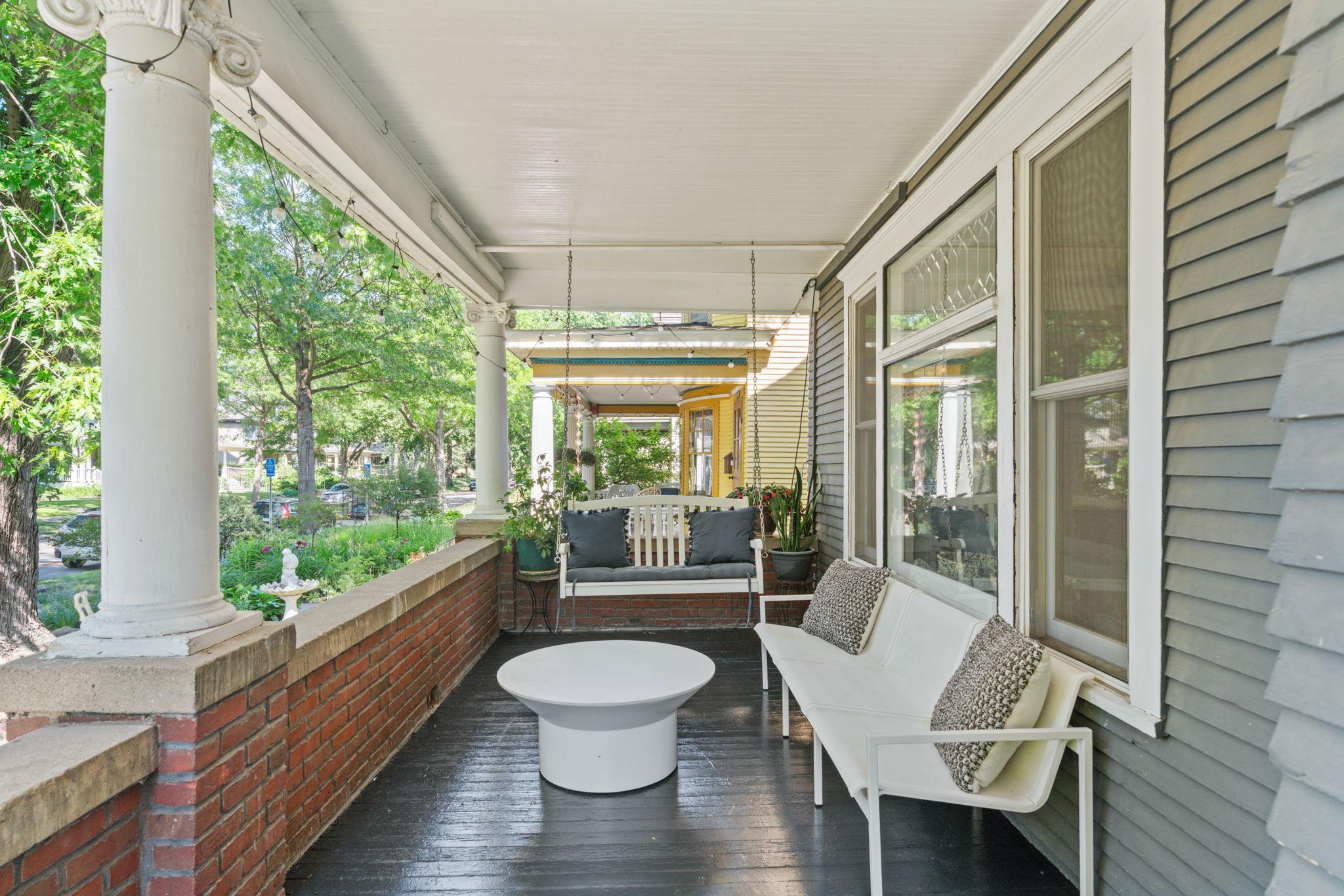 Fantastic front porch