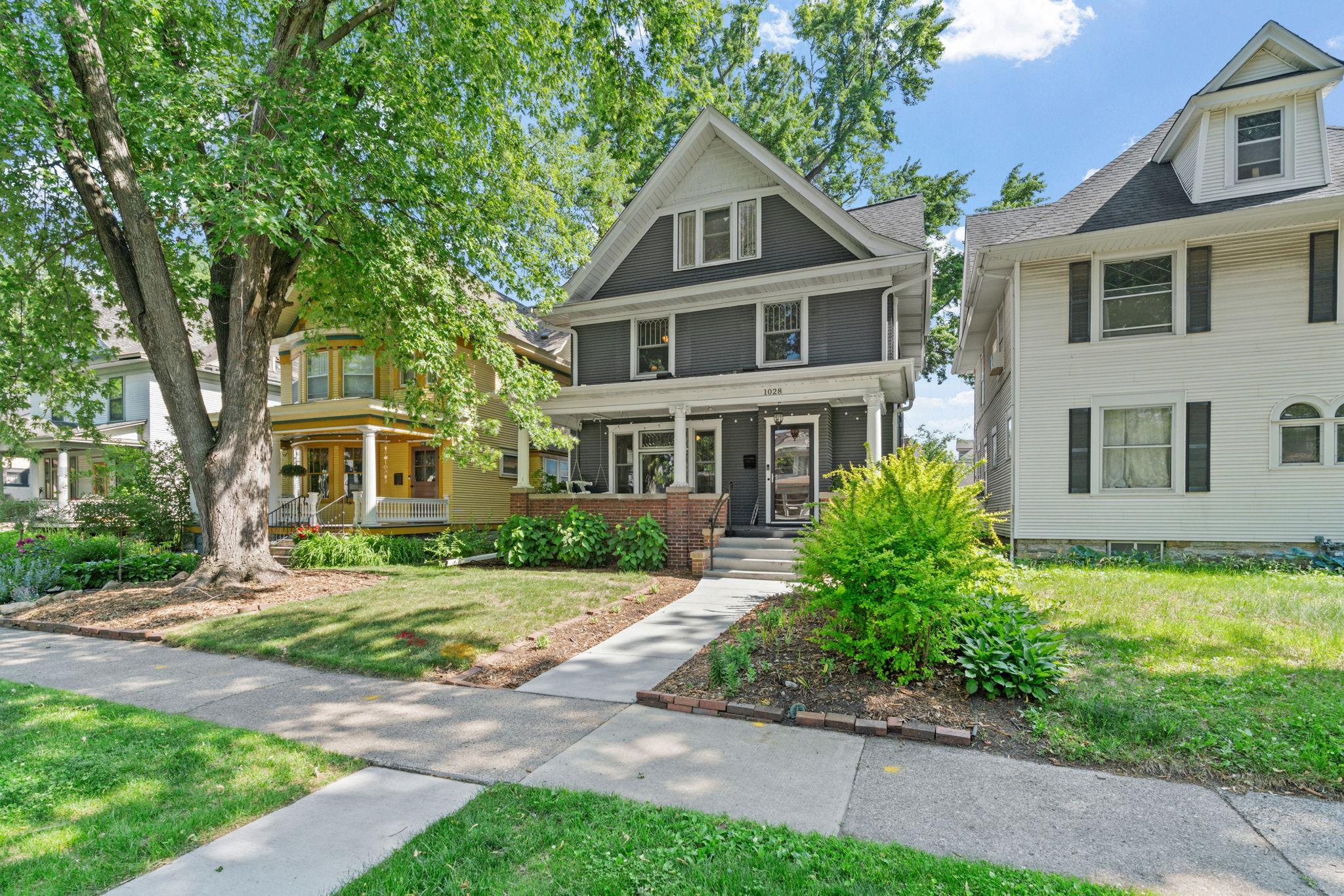 Enjoy the nicely landscaped, flat lot