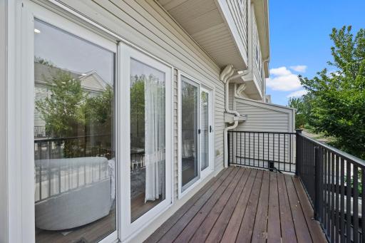 Front deck off of the main level living room