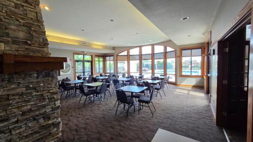 Clubhouse reservable space for gatherings - also has a full kitchen