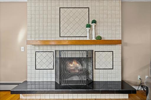 Wood Burning Fireplace