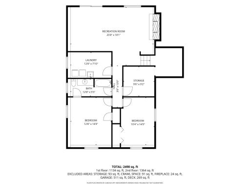 Lower Level Floor Plan