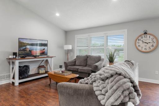 Spacious enough to house large pieces of furniture and still give an open feeling.