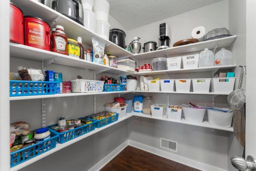 Plenty of space! A place for everything and everything in it's place!