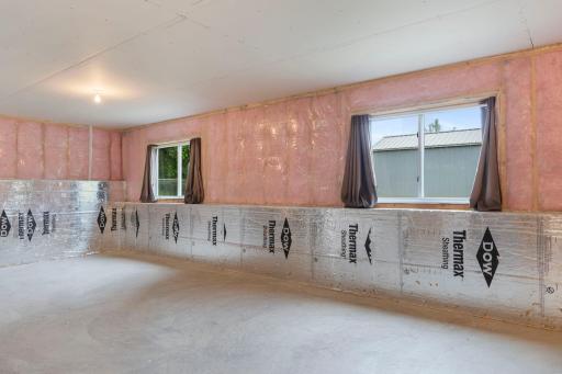 This space could be framed for two additional bedrooms.