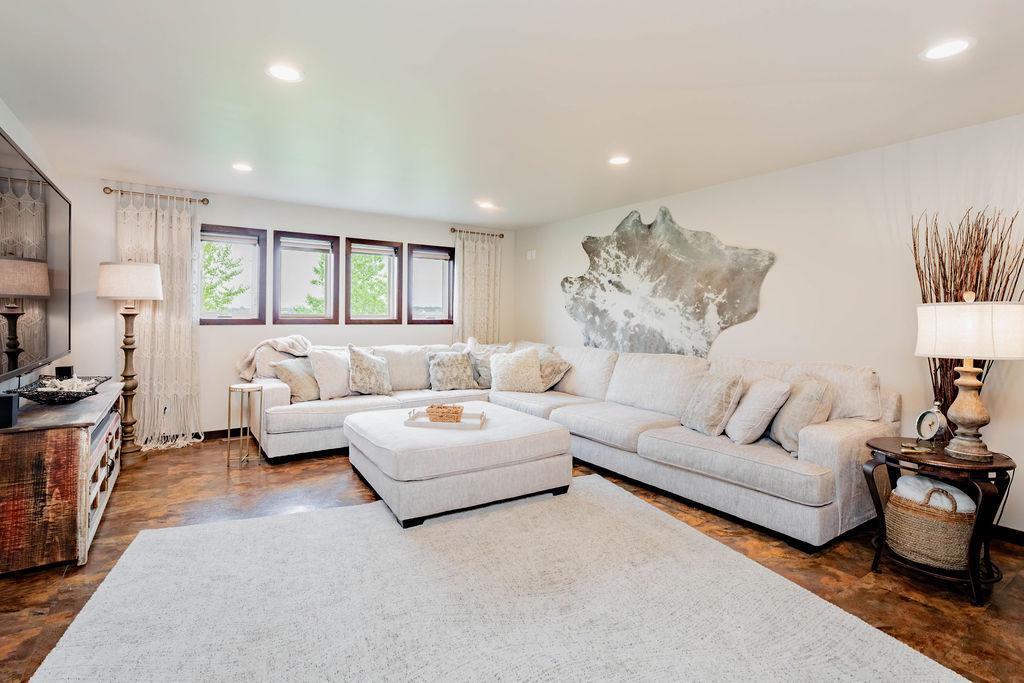 Upper level family room