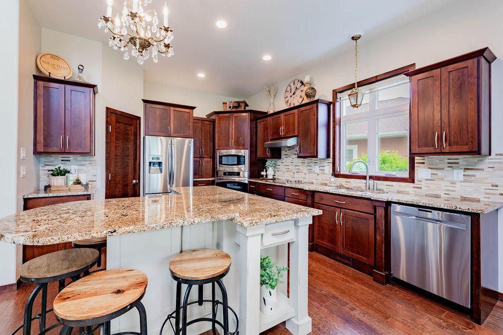 Large kitchen Island
