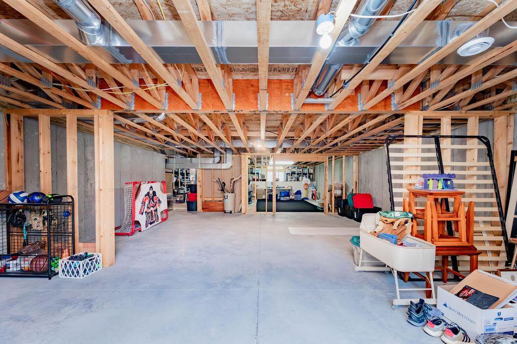 Unfinished basement