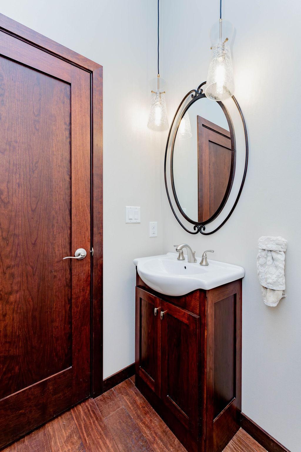 Main floor powder room