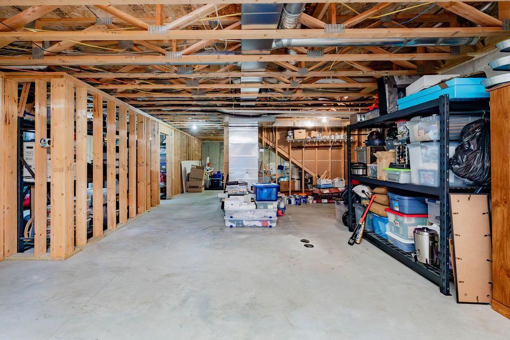 Basement storage