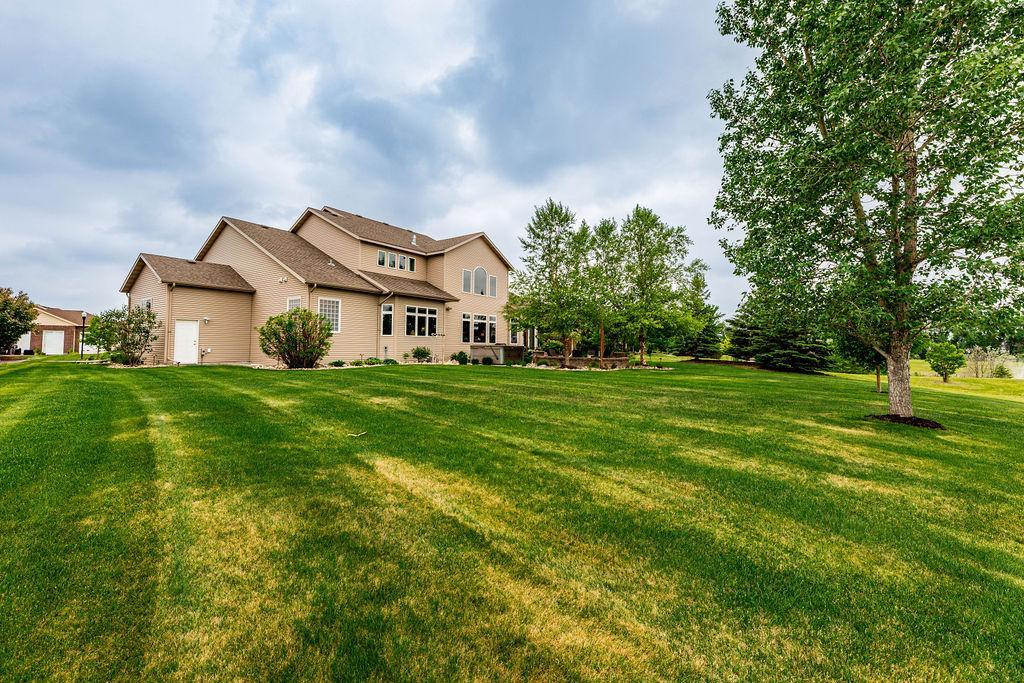 Large backyard