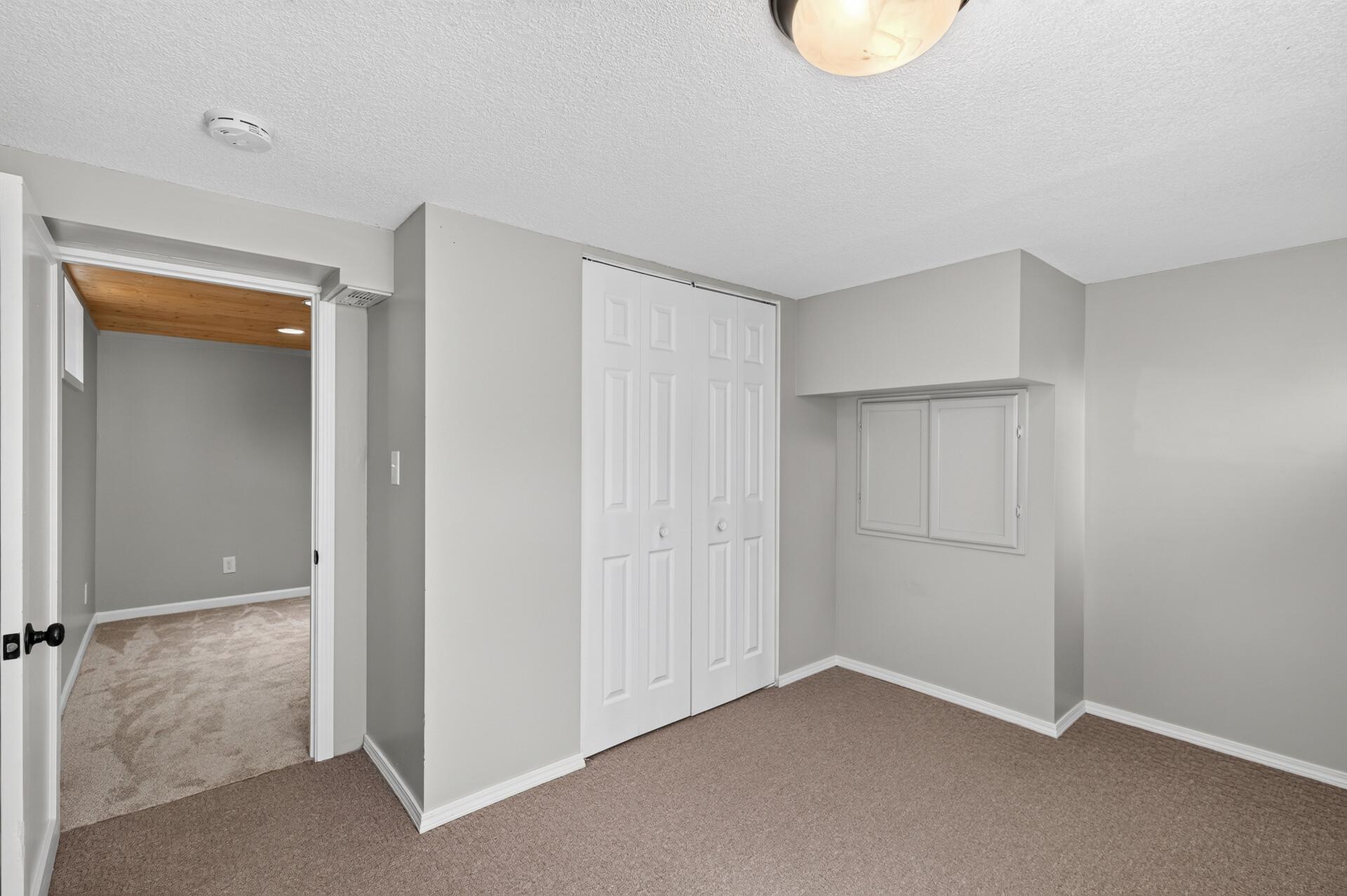Plenty of closet space in 3rd bedroom