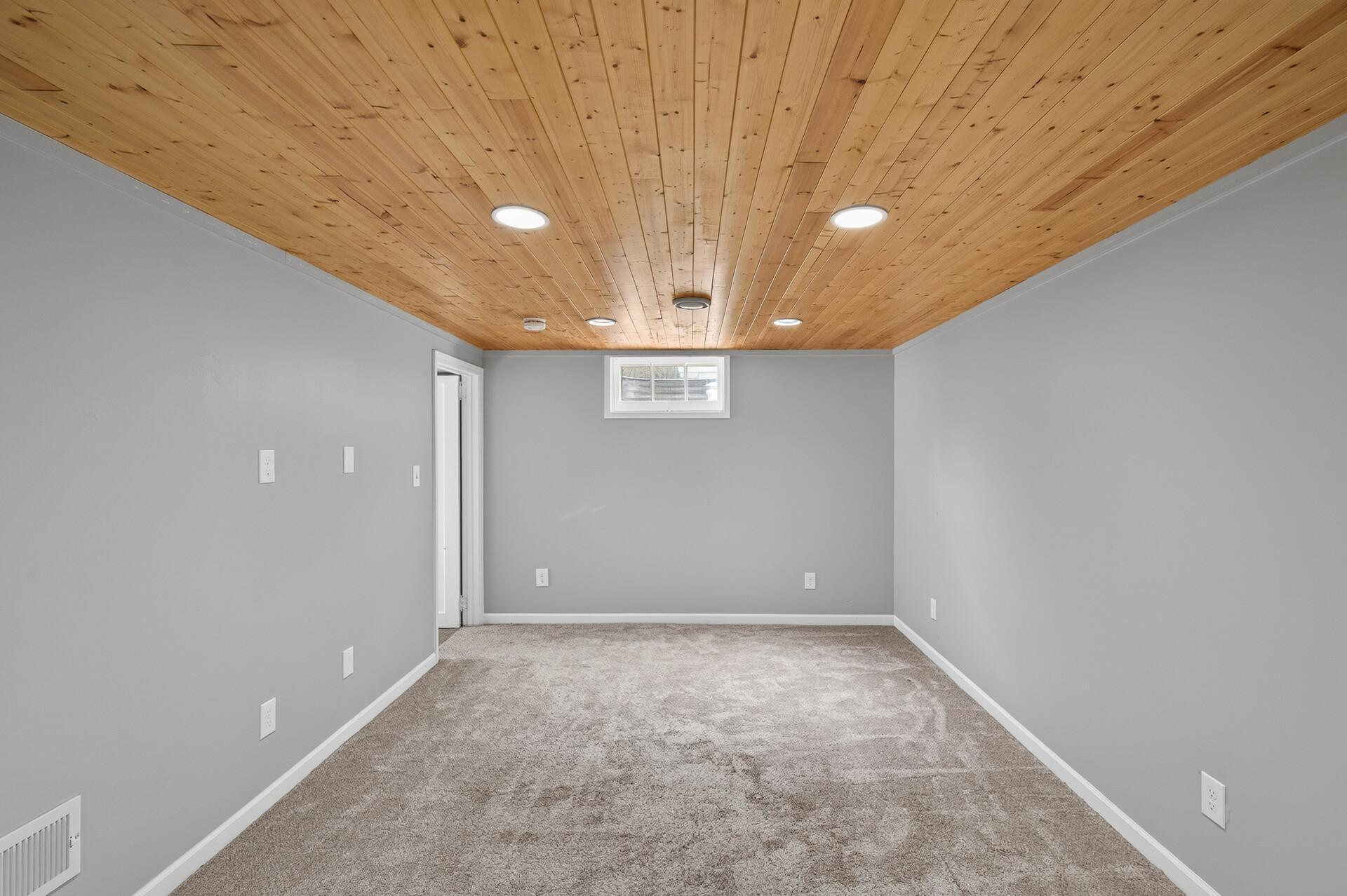 Great space for a family room, a space to entertain or just "chill"