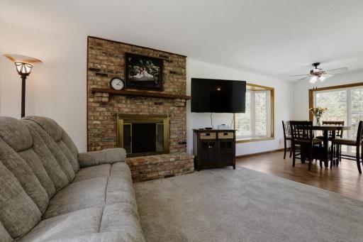 Upper Living Room adjoining the Dining Room.