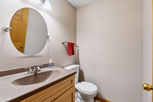 Main floor Half bathroom.